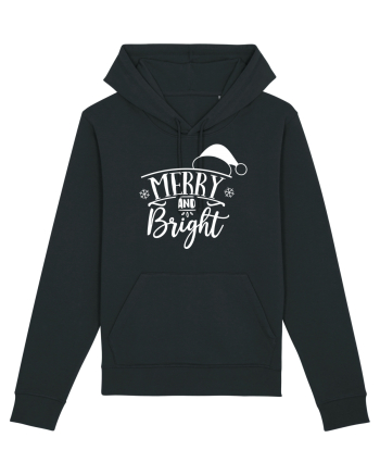 Merry and Bright White Black