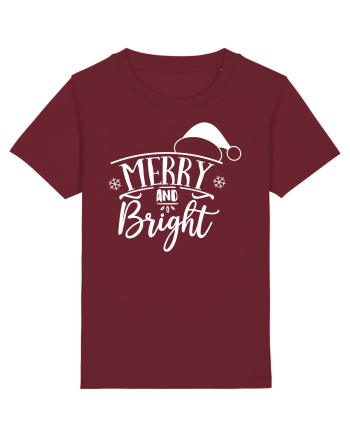 Merry and Bright White Burgundy
