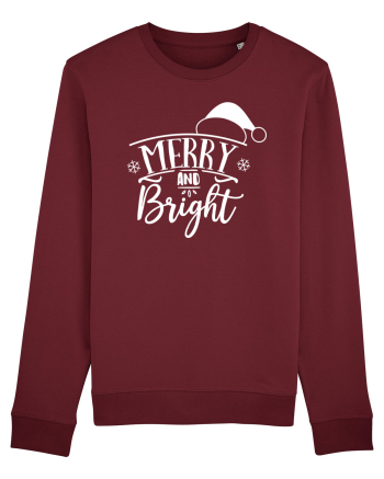 Merry and Bright White Burgundy