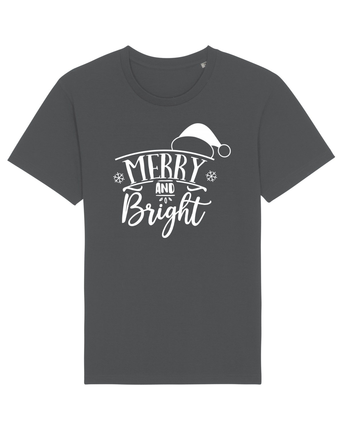 Tricou mânecă scurtă Unisex Rocker Anthracite