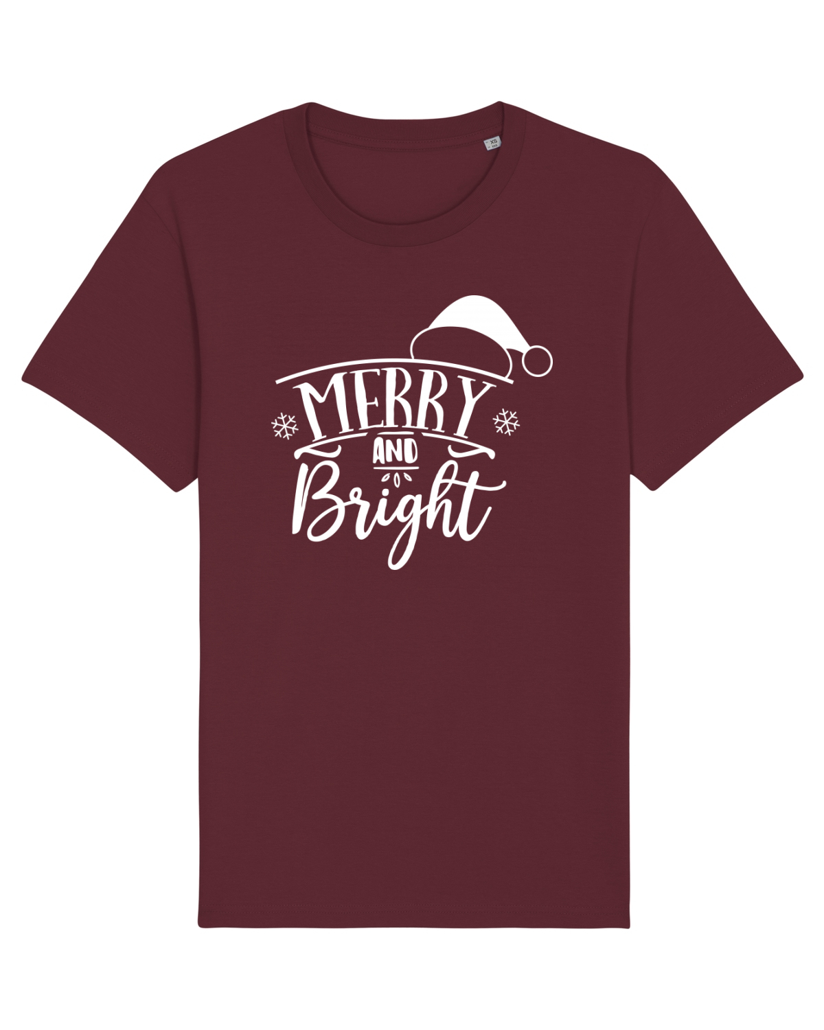 Tricou mânecă scurtă Unisex Rocker Burgundy