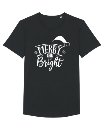 Merry and Bright White Black