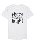 Merry and Bright 1 Tricou mânecă scurtă guler larg Bărbat Skater