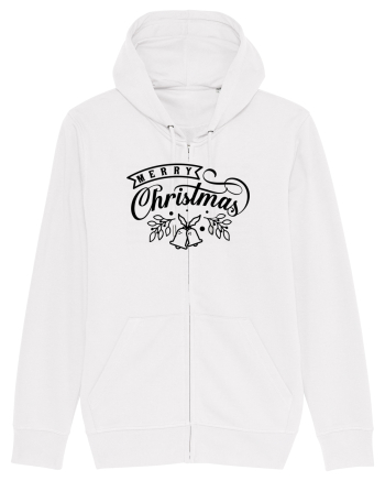 Merry Christmas Black Bells White