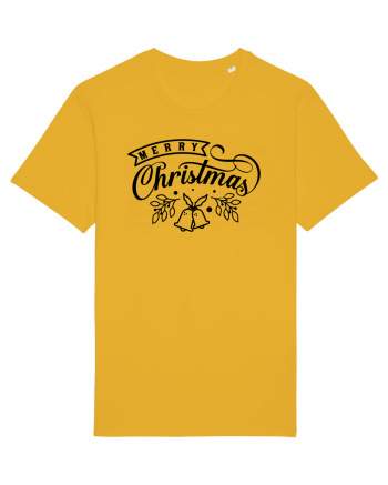Merry Christmas Black Bells Spectra Yellow