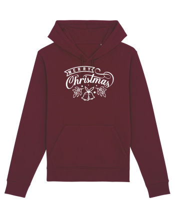 Merry Christmas White Burgundy