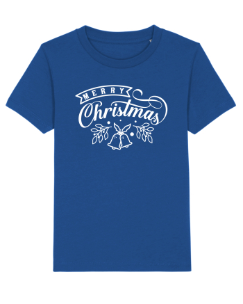 Merry Christmas White Majorelle Blue