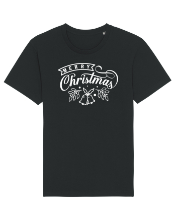 Merry Christmas White Black
