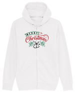 Merry Christmas Bell Green Hanorac cu fermoar Unisex Connector