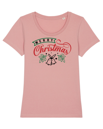 Merry Christmas Bell Green Canyon Pink