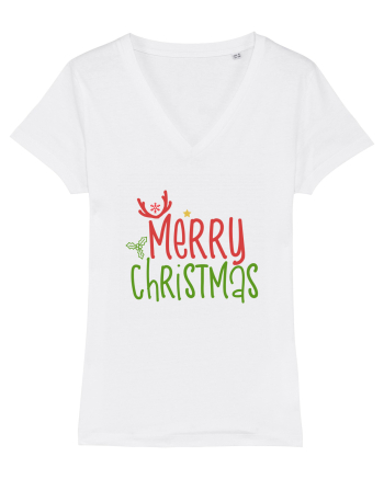 Merry Christmas Color White