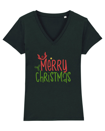 Merry Christmas Color Black