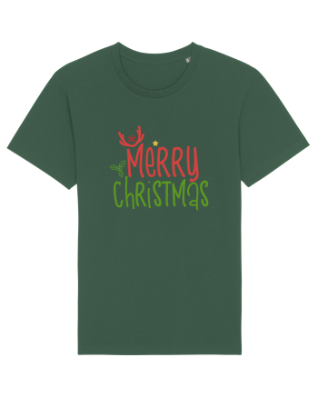 Merry Christmas Color Bottle Green