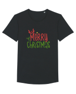 Merry Christmas Color Tricou mânecă scurtă guler larg Bărbat Skater