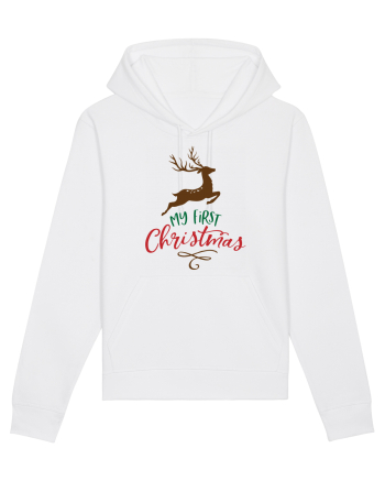 My First Christmas Reindeer White