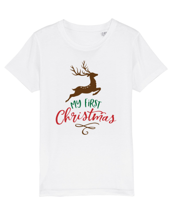 My First Christmas Reindeer White