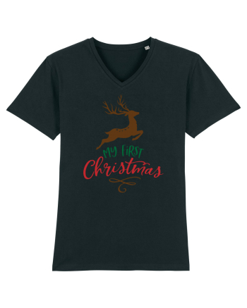 My First Christmas Reindeer Black