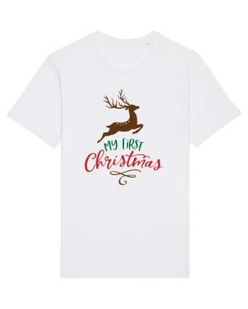 My First Christmas Reindeer White