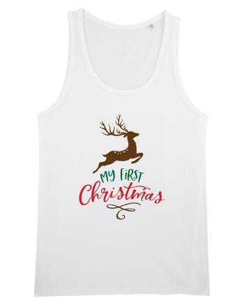 My First Christmas Reindeer White