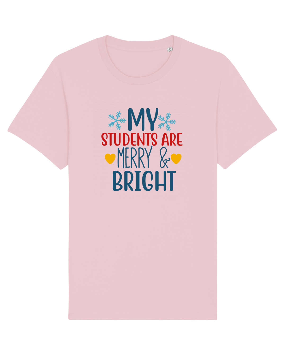 Tricou mânecă scurtă Unisex Rocker Cotton Pink