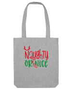 Naughty or Nice Sacoșă textilă