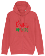 Naughty or Nice Hanorac cu fermoar Unisex Connector