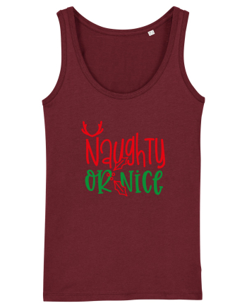 Naughty or Nice Burgundy