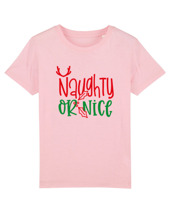 Naughty or Nice Cotton Pink