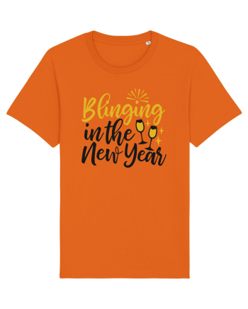 Blinging in the New Year Bright Orange