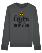Cheers to the New Year Bluză mânecă lungă Unisex Rise