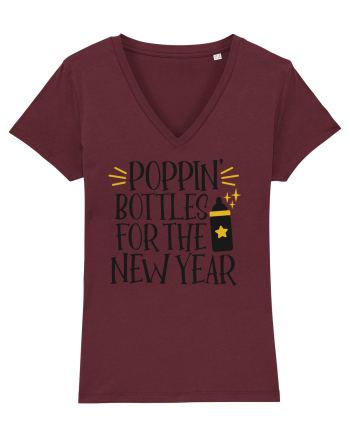 Poppin Bottles for the New Year Burgundy