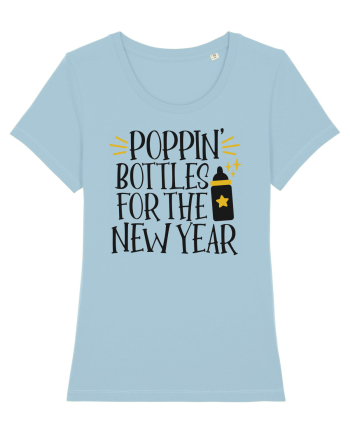 Poppin Bottles for the New Year Sky Blue