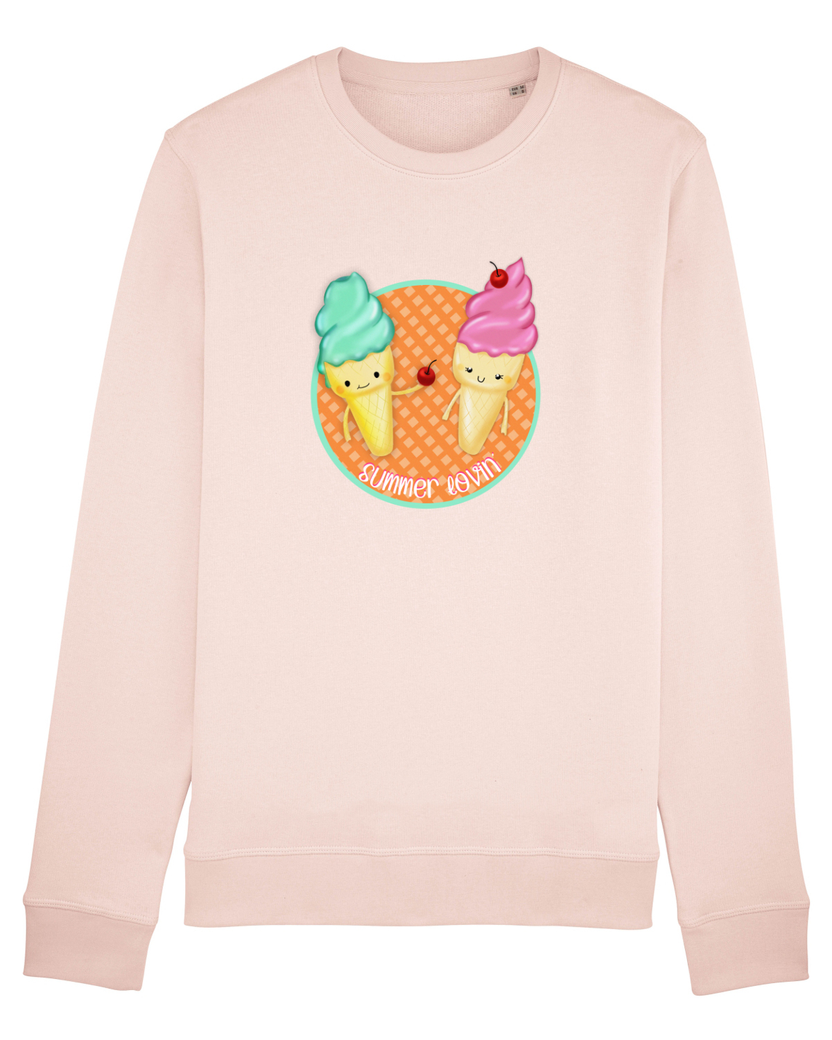 Bluză mânecă lungă Unisex Rise Candy Pink