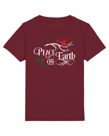 Peace on Earth Color Burgundy
