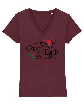 Peace on Earth Variant Burgundy