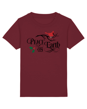 Peace on Earth Variant Burgundy