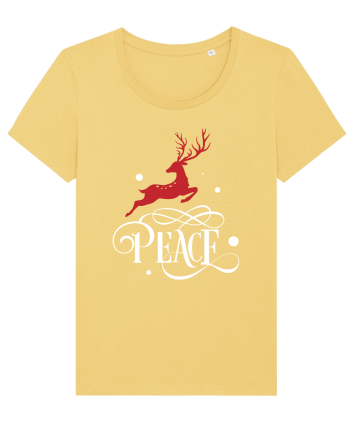Peace White Reindeer Red Jojoba