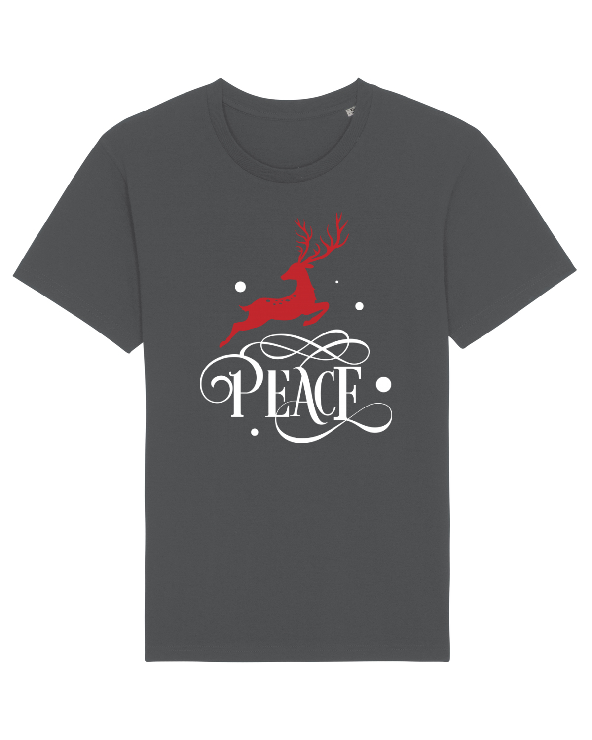 Tricou mânecă scurtă Unisex Rocker Anthracite