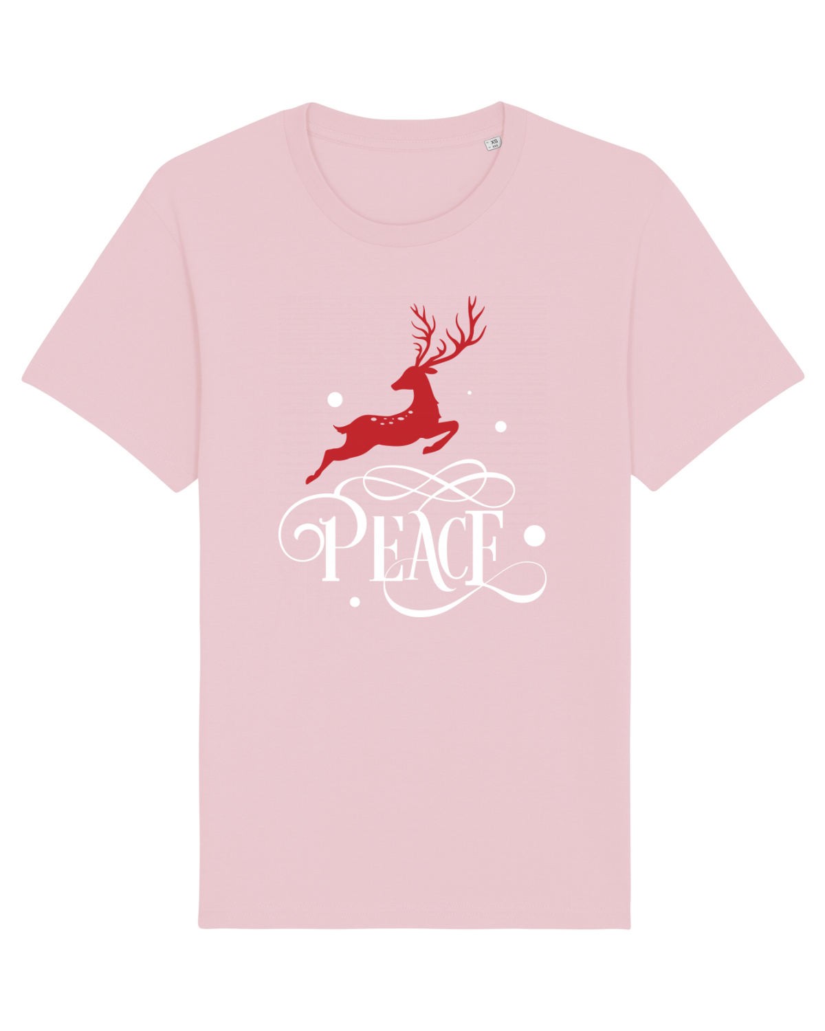 Tricou mânecă scurtă Unisex Rocker Cotton Pink
