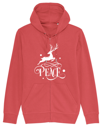 Peace on Earth White Carmine Red