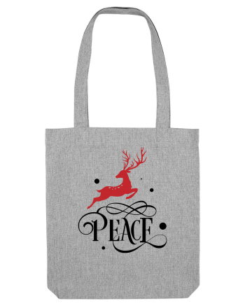 Peace Red Heather Grey