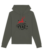 Peace Red Hanorac Unisex Drummer
