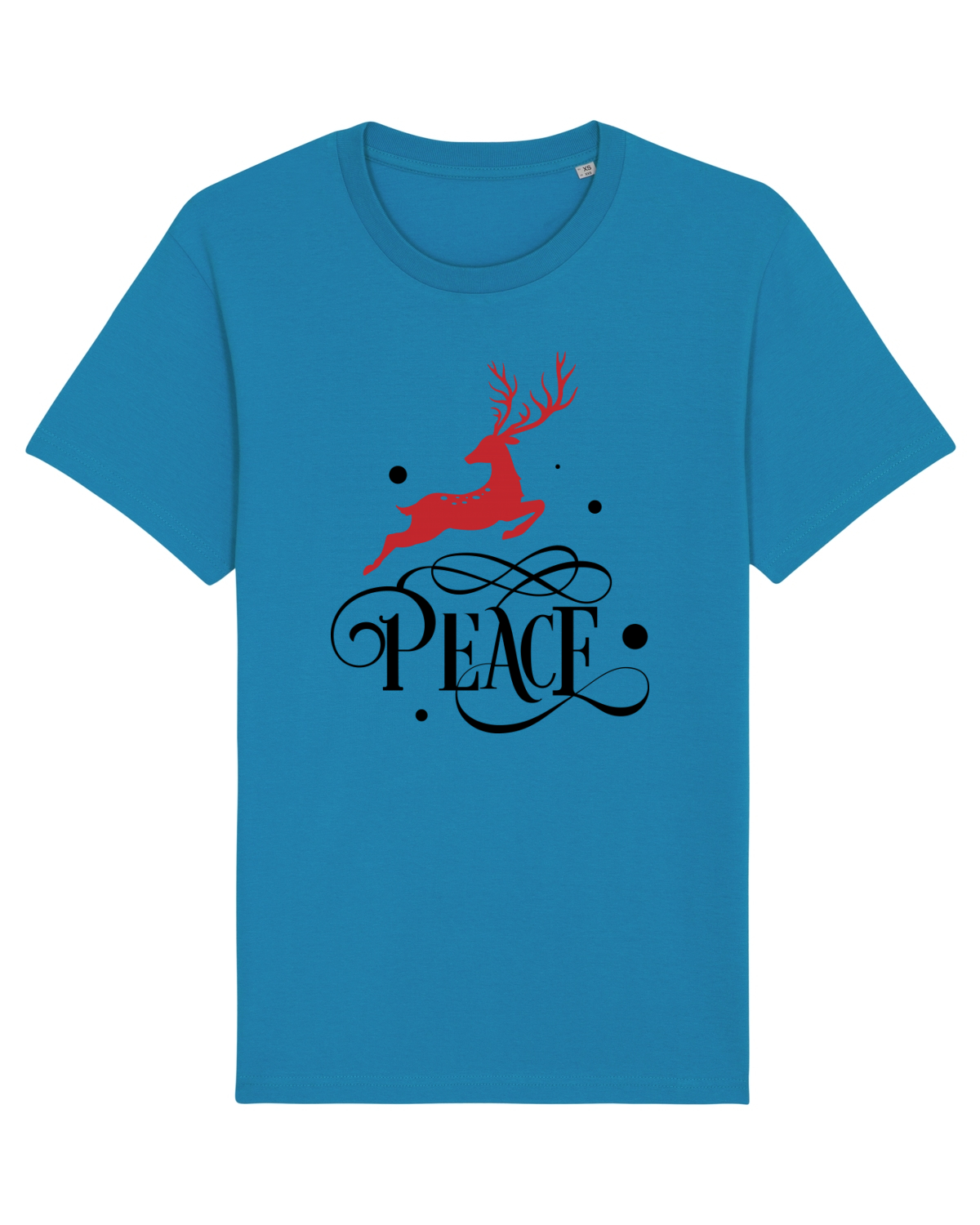 Tricou mânecă scurtă Unisex Rocker Azur