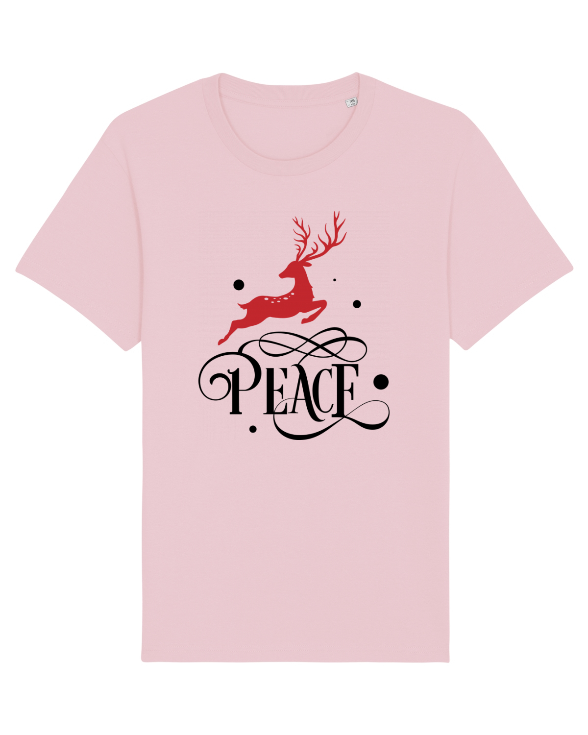 Tricou mânecă scurtă Unisex Rocker Cotton Pink