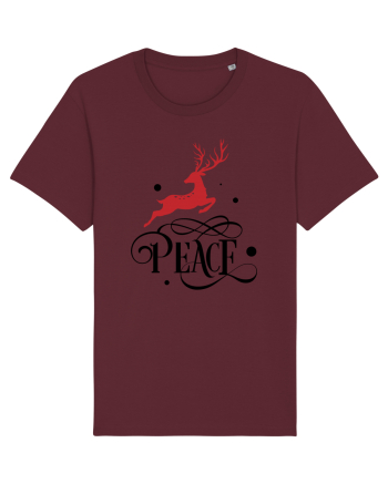 Peace Red Burgundy