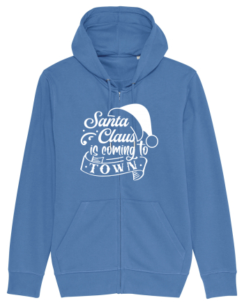 Santa Claus is coming to town Black Bright Blue