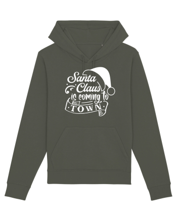 Santa Claus is coming to town Black Khaki