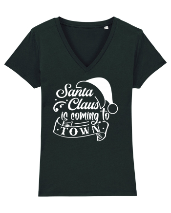 Santa Claus is coming to town Black Black