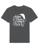 Santa Claus is coming to town Black Tricou mânecă scurtă Unisex Rocker