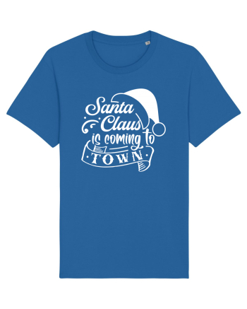Santa Claus is coming to town Black Royal Blue